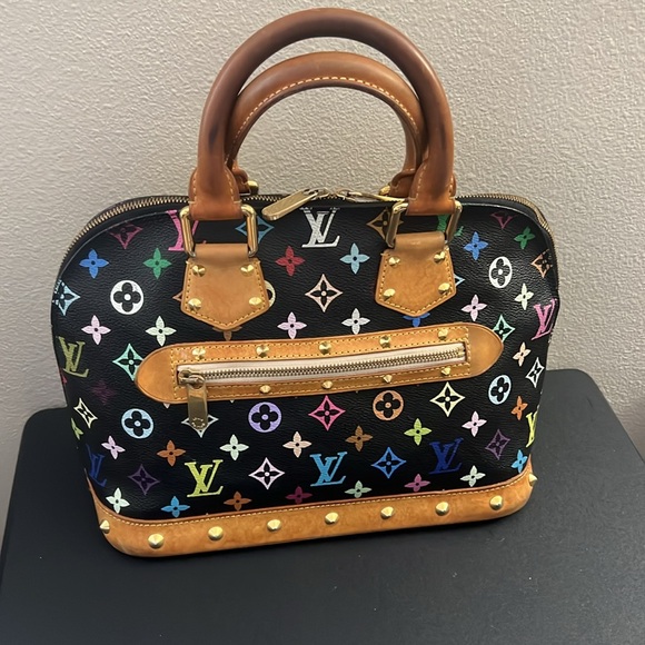 Louis Vuitton Monogram Multicolor Coated Canvas Top Handle Bag - Picture 2 of 16